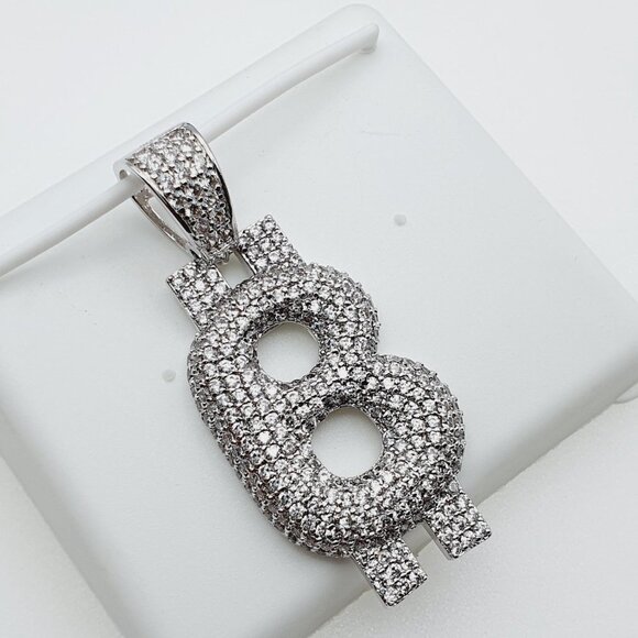 "14K Gold Plated Cubic Zircon Pendant, INUS1BR100 - Picture 6 of 9